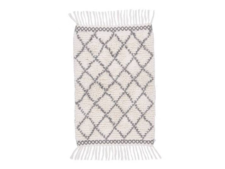 Tapis de bain Ethno Beni 70 x 160cm Blanc