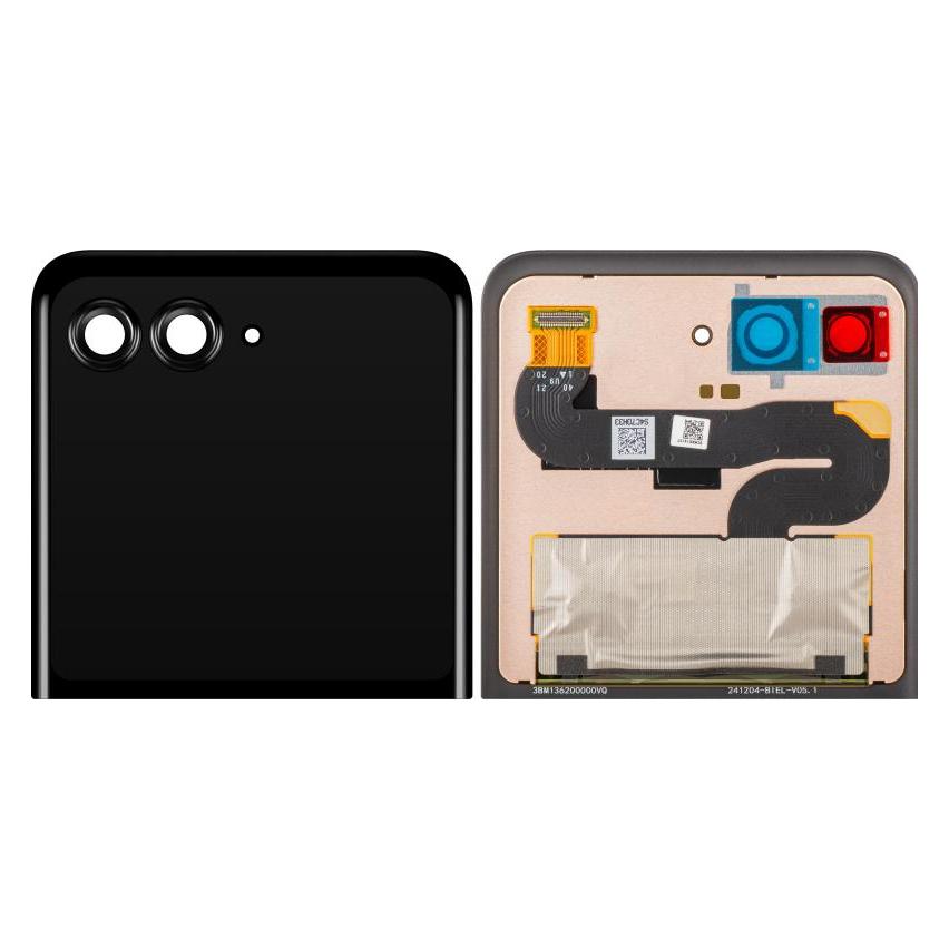 Motorola Display Unit f?r Razr 2025 / Razr 60, Sub Outer, w/o Frame, Black (Display, Motorola Razr 60) (5D68C29964)