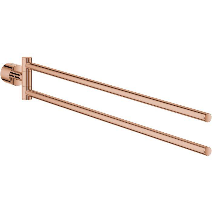 Grohe Atrio Handtuchhalter 40308DA3 warm sunset, 2-armig, nicht schwenkbar, verdeckte Befestigung