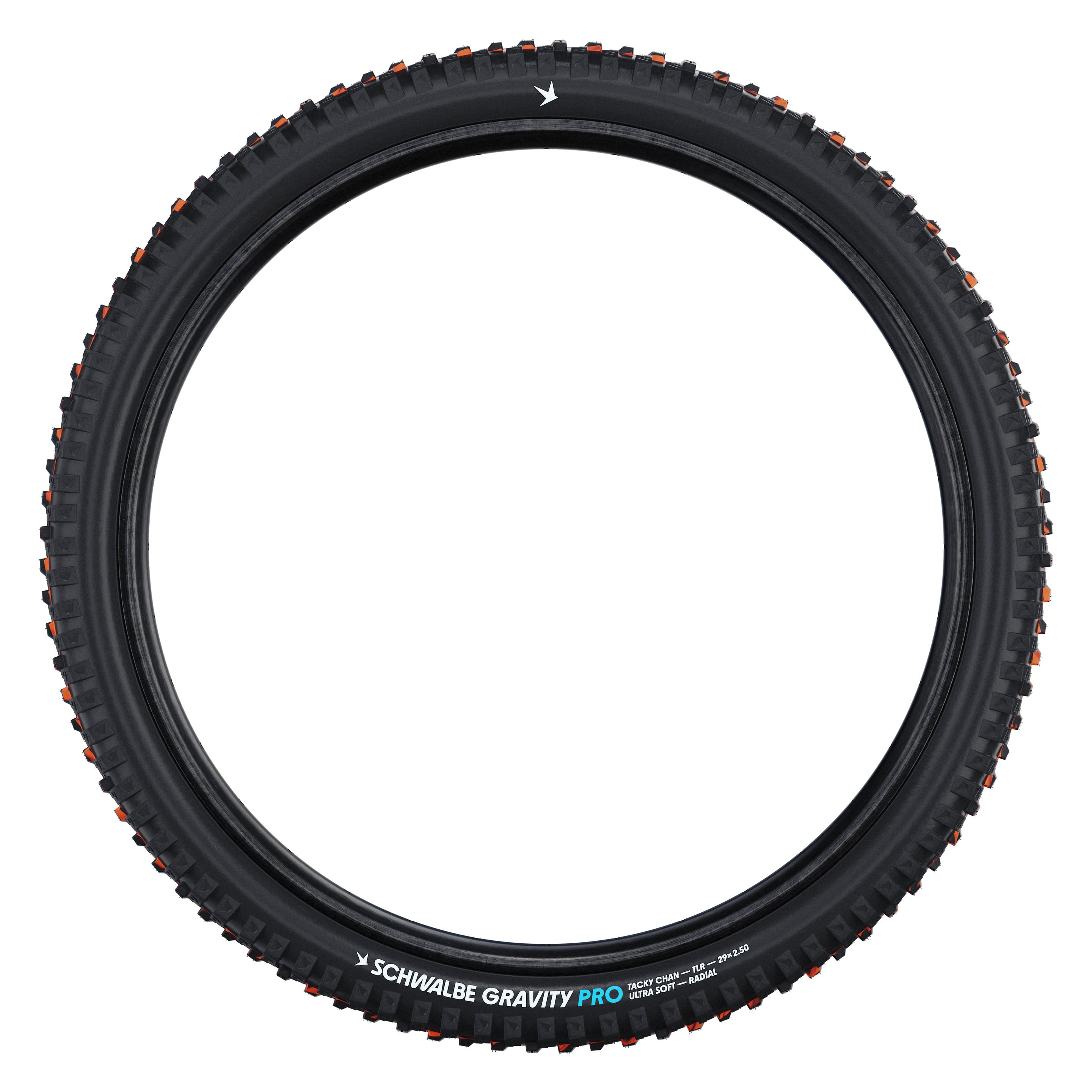 Schwalbe Tacky Chan Trail Pro, 29.25, Ultrasoft, Radial Karkasse, TLR, Falt, HS625, 63-622 (29 x 2.50, 63-622) (11654701)