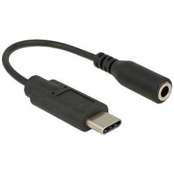 Delock USB-C®, Audio Adapter [1x USB-C® Stecker - 1x Klinkenbuchse 3.5 mm] 65842 14 cm vergoldete Steckkontakte