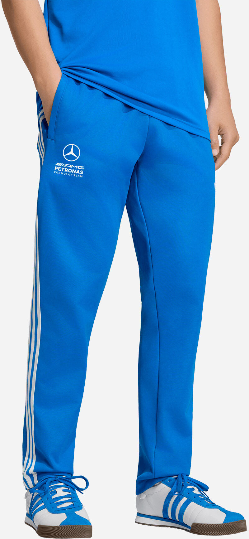 Adidas Originals Mercedes 3stripes M - Pantalone - Uomo - Blu XL