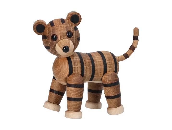Spring Copenhagen Figurine tigre Shiva Beige, 12x6x12 cm