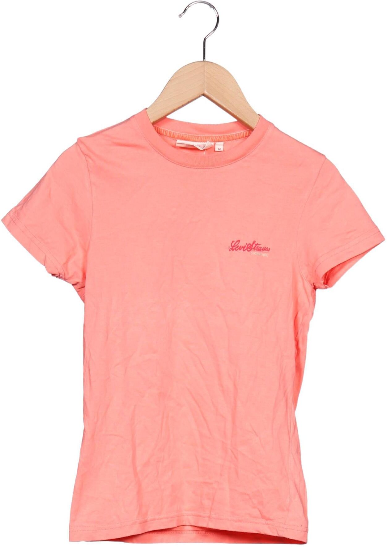 Signature by Levi Strauss & Co. Damen T-Shirt, Pink, Gr. M, Baumwolle - Second Hand