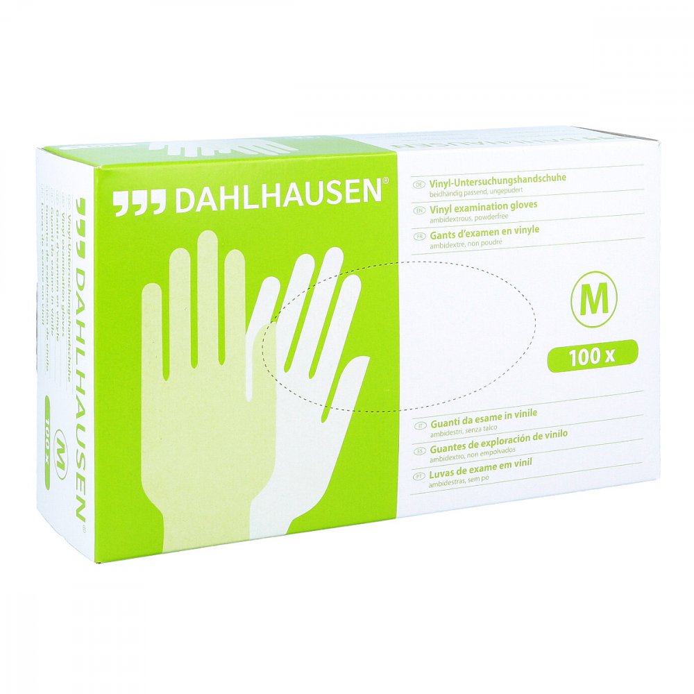 P.J.Dahlhausen & Co.GmbH Vinyl Handschuhe ungepudert Größe m 07485673