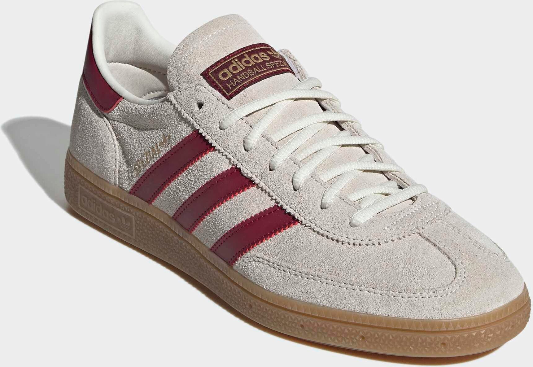 Sneaker ADIDAS PERFORMANCE "HANDBALL SPEZIAL", Herren, Gr. 46, beige (oweiß, none, none, spain), Leder, Schuhe Sneaker, WM 2026 Edition (Länderschuhe) oweiß, none, none, spain 46