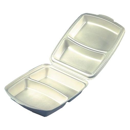Papstar 12044 Brotdose Expandiertes Polystyrol (EPS) Beige (e) (50x) (12044)