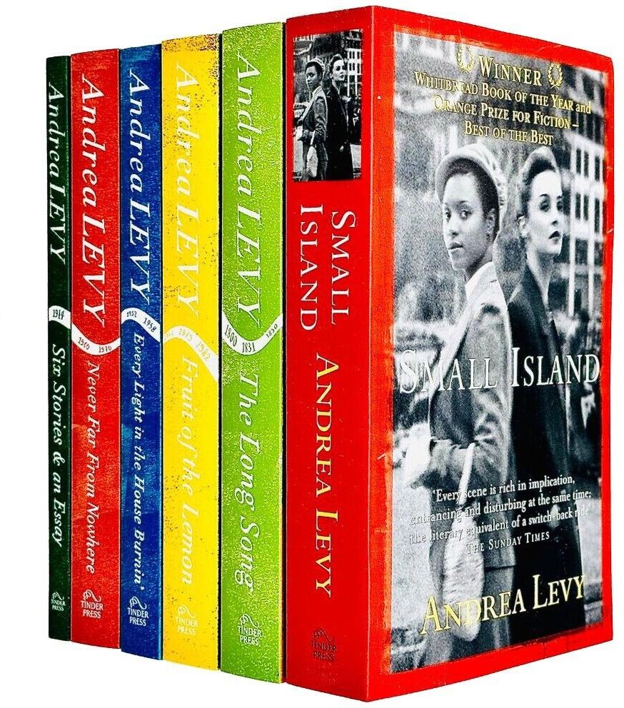 Tinder Press Andrea Levy Collection 6 Books Set - Small Island, The Long Song, Fruit of the Lemon & More - Paperback Historical Fiction for Adults