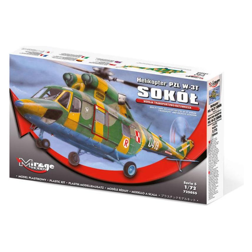 Mirage Hobby Multi-Task Helicopter Pzl W-3t Sokol(Transport And Rescue Version) (725055)