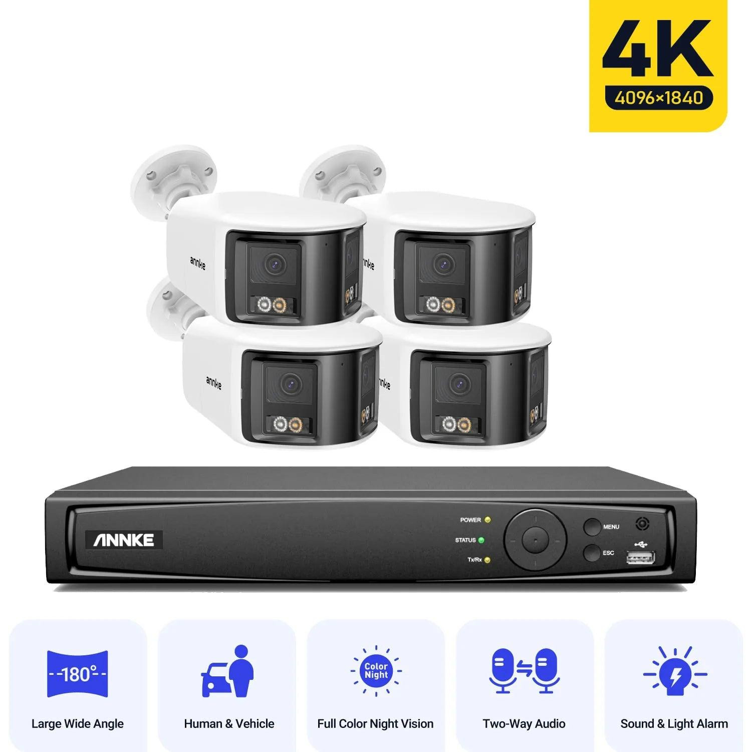 Selius Ultrabrede IP-beveiligingscamera Dome CCTV-camera