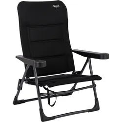 Crespo AP/205 Air-Deluxe Strandstuhl 7-fach verstellbare Rückenlehne schwarz