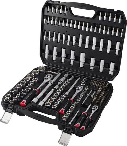 TOOLCRAFT Bit- und Steckschlüssel-Set 1/2", 1/4", 3/8" 196teilig TO-10674597