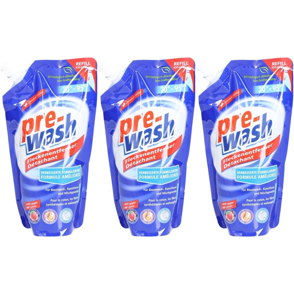 Pre-Wash Fleckenentferner Refill Btl 450 ml x3 3x450 Liquidum