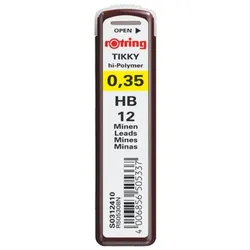 rOtring Polymer Leads, HB, 0,35 mm