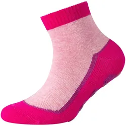 camano Function Antirutsch Quarter Socken Kinder 4400 - pink melange 35-38