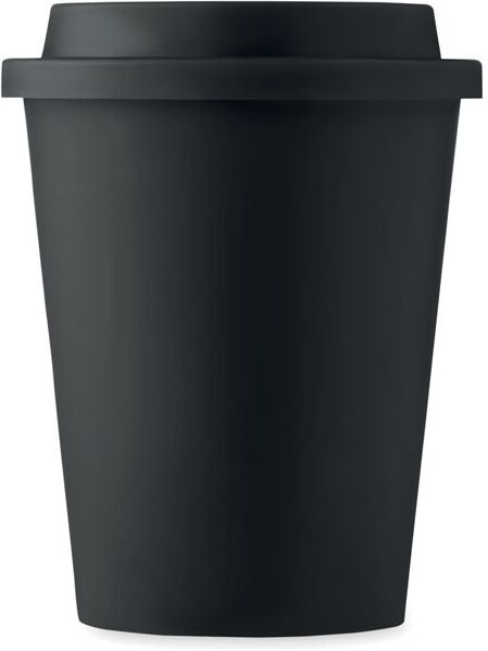 Gobelet double paroi personnalisé 300 ml NOLA noir