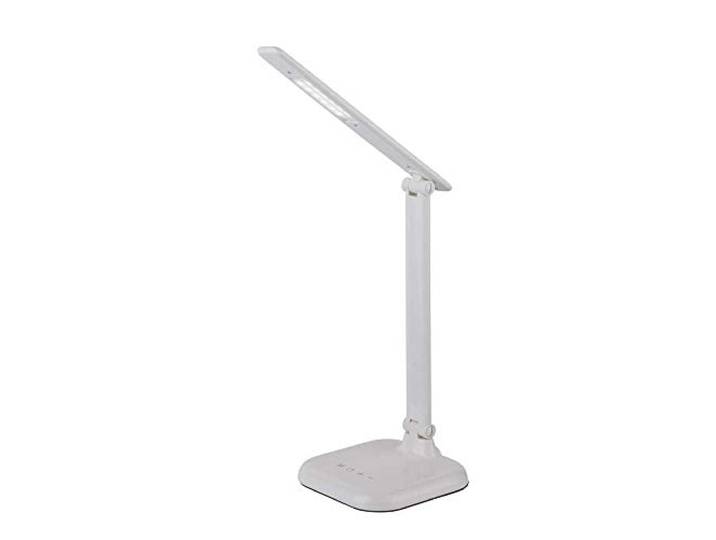 Globo Flexibele led 7 W verstelbaar, met USB en met touch-dimmer, witte afwerking. Maakt het regelen van de lichttoon mogelijk