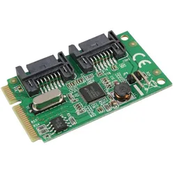 Delock Mini-PCIexpress > 2 Port SATA-3, Storage Controller