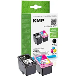 KMP, Druckerpatrone, Tintenpatronen Multipack ersetzt HP HP301XL (CH563EE, CH564EE)