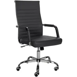 CLP Ergonomischer Bürostuhl Amadora I Höhenverstellbar, 360 Grad Drehstuhl I Kunstleder Oder Stoff  Bezug I Langlebig, 120 kg Belastbar