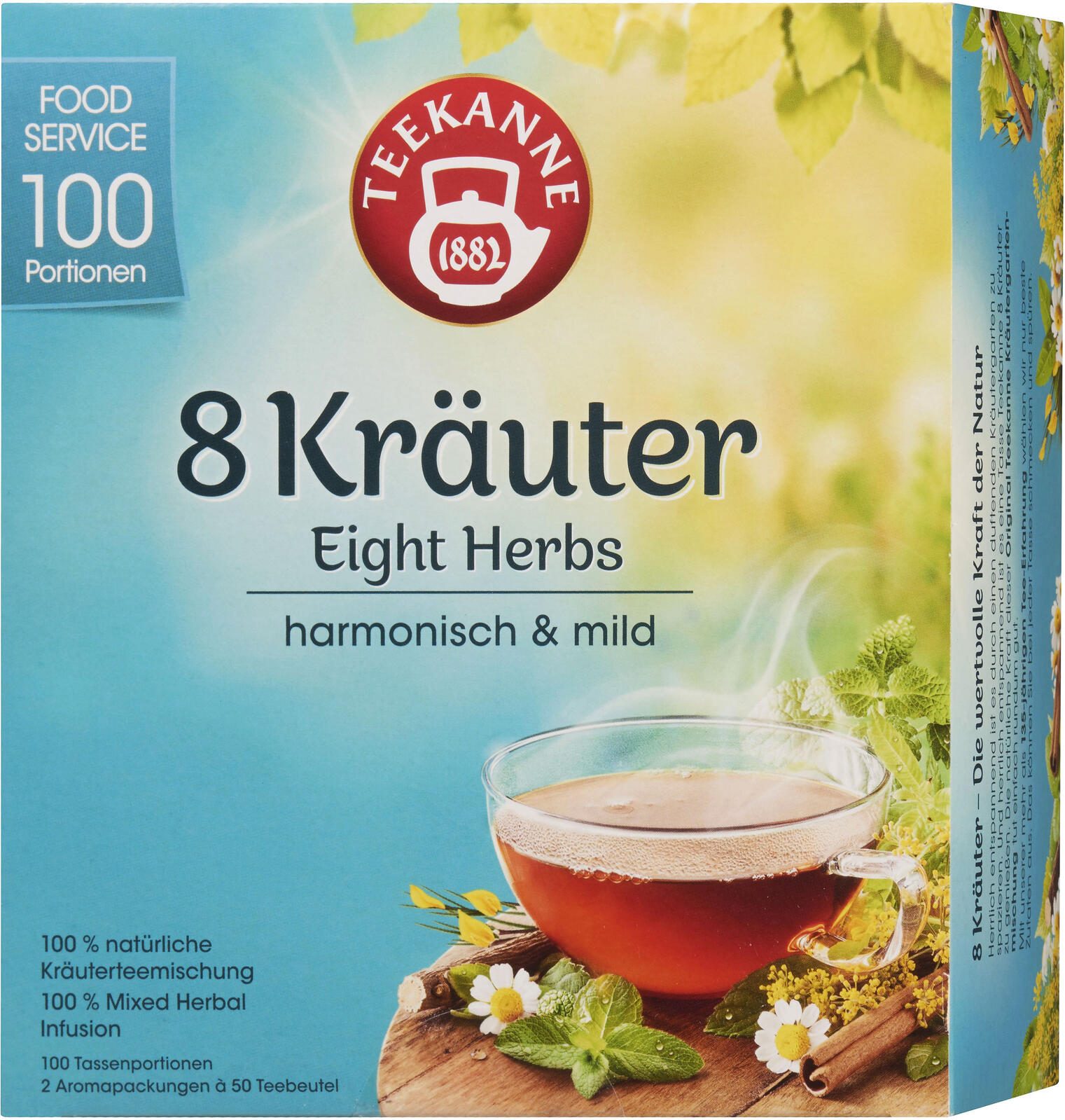 TEEKANNE 8 Kräuter Tee 4009300070337
