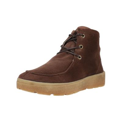 Plateaustiefelette THINK "Think Stiefelette Veloursleder", Damen, Gr. 40, braun, Veloursleder, Schuhe