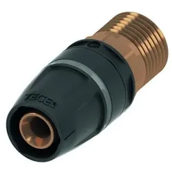 TECE, Rohrverbindungstechnik, TECElogo Push Übergangsnippel, Rotguss/Siliziumbronze (Rohrkupplung)