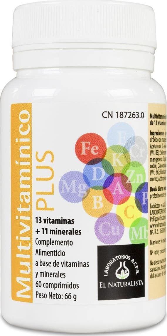 El Naturalista Multivitamínico Plus 60 comp