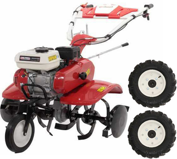 GeoTech Pro PGT 700 - Motobineuse à essence 7 HP - Changement de vitesses 2+1 marche arrière