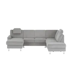 meinSofa Wohnlandschaft Mit verschiedenen Funktionen verfügbar Jana , grau , Maße (cm): B: 309 H: 87 T: 235.0