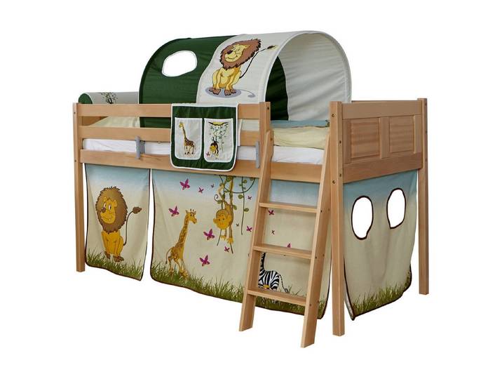 Ticaa Hochbett Hochbett Eric Country Buche Natur