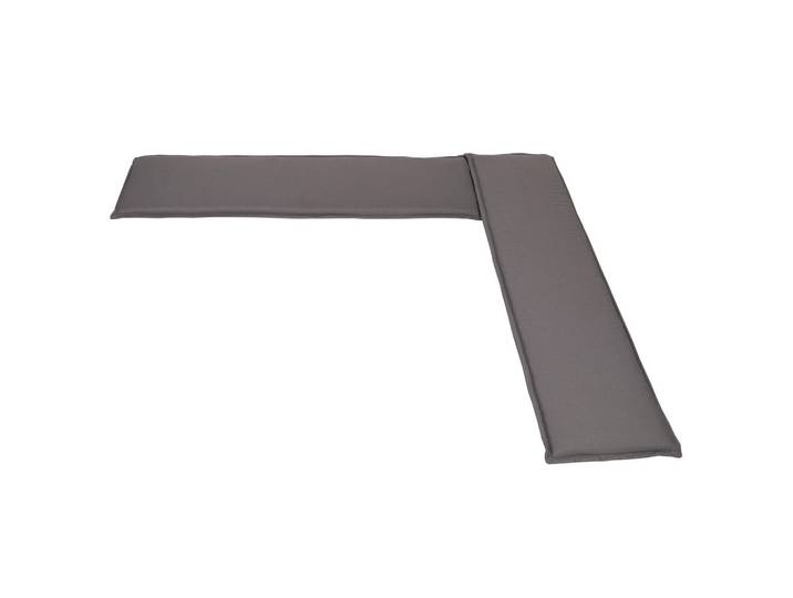 Bankauflage, Taupe, Uni, Füllung: Schaumstoff, Vlies, 180x6x48 cm, abwaschbar, Gartenmöbel, Gartenpolster & Auflagen, Bankauflagen