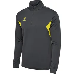 hummel hmlAUTHENTIC 1/2-Zip Sweatshirt 2196 - asphalt/sulphur spring 3XL