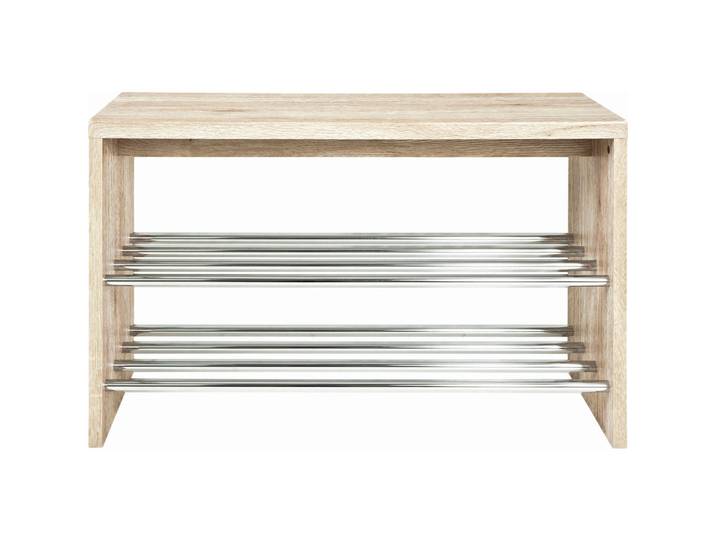 Mid.you Schuhbank, Eichefarben, 81x55x30 cm, Abstellfläche, Holzmöbel, Garderobe Holz, Schuhregale Holz