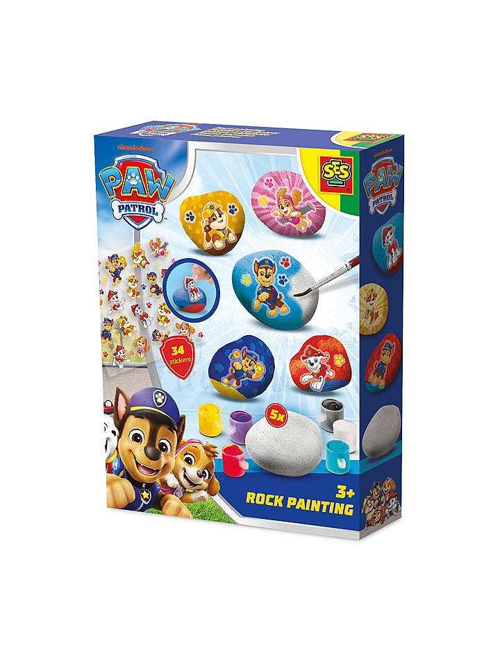 SES Kreativset "Paw Patrol - Steine bemalen" - ab 3 Jahren - onesize