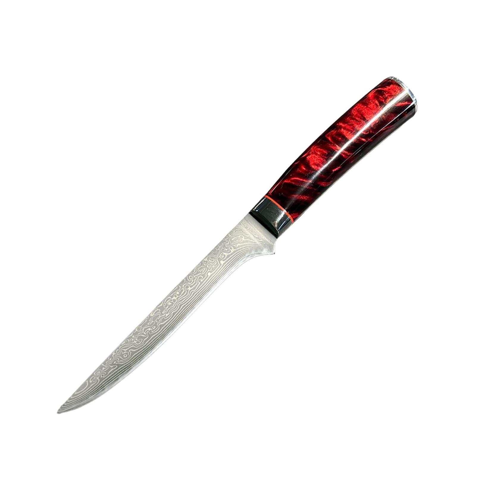 Grillfürst Ausbeinmesser aus Damaststahl - Klingenlänge 15 cm