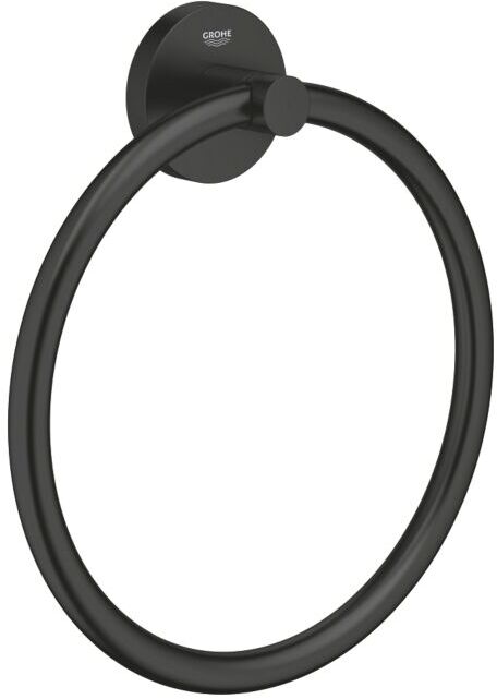 Grohe Start Handtuchring 411742430 schwarz matt