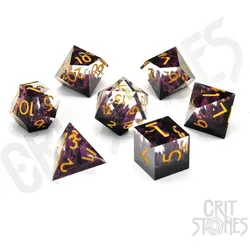 Glass Staff RPG-Würfelset: Resin – Sharp Edge – Shadow Spire (7)