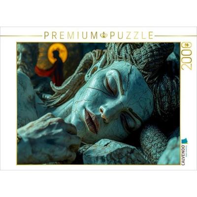 CALVENDO Puzzle Die Gorgone - Schlaf im Schatten | 2000 Teile Lege-Größe 90x67cm Foto-Puzzle für glückliche Stunden, Game von , Calvendo Puzzle