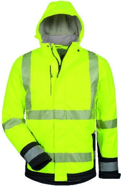Veste softsclair de signalisation Melvin taille L jaune/noir 100 % PES ELYSEE ; Feldtmann (23426-2)