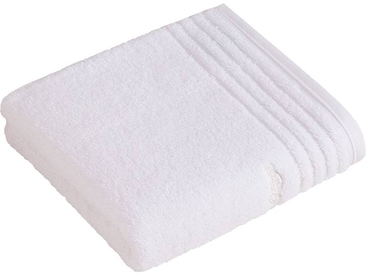 Handtuch VOSSEN Vienna Style Supersoft , weiß, B:50cm L:100cm, Webfrottier, Baumwolle, Handtücher, Handtuch, Supersoft Baumwolle