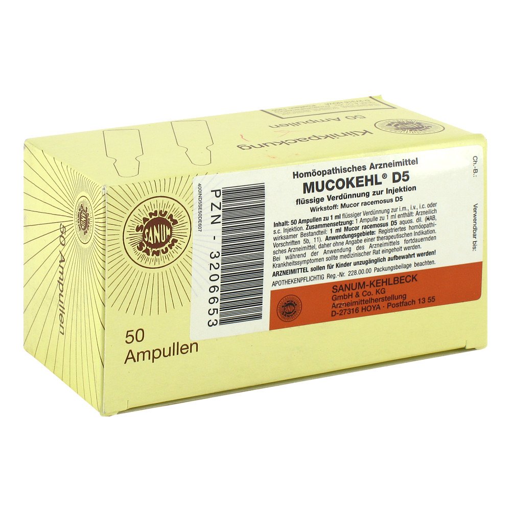 SANUM-KEHLBECK GmbH & Co. KG Mucokehl Ampullen D5 03206653