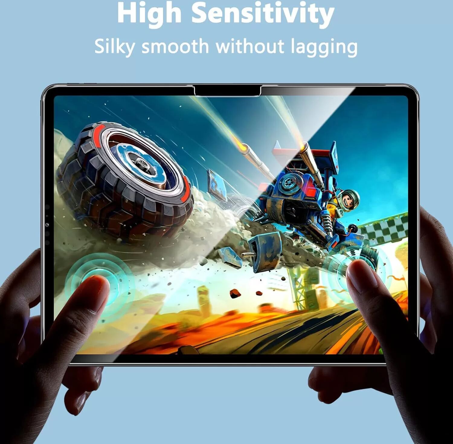 INF Displayschutz für iPad Anti-Spy gehärtetes Glas iPad Air 12.9 (2024)