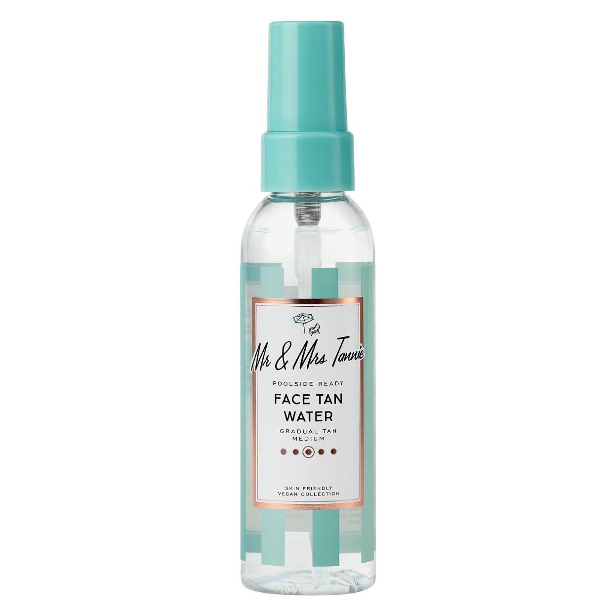 Mr & Mrs Tannie Gesichtsbräunungswasser 2.54 fl.oz (Selbstbräunungsspray, 75 ml) (49969692)
