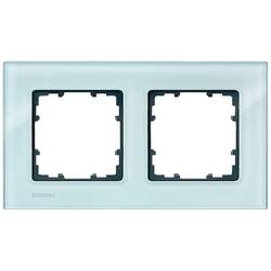 Siemens Schalterprogramm 2fach Rahmen Delta Glas satiniert 5TG1202 1 St.