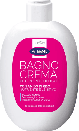 EuPhidra AmidoMio Bagno Crema All'Amido di Riso Detergente Lenitivo 400 ml