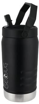 Brentwood 40 Ounce Stainless Steel Insulated Water Bottle in Black with Sports Lid