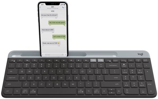 Logitech K580 Slim Multi-Device Tastatur, Nordisk