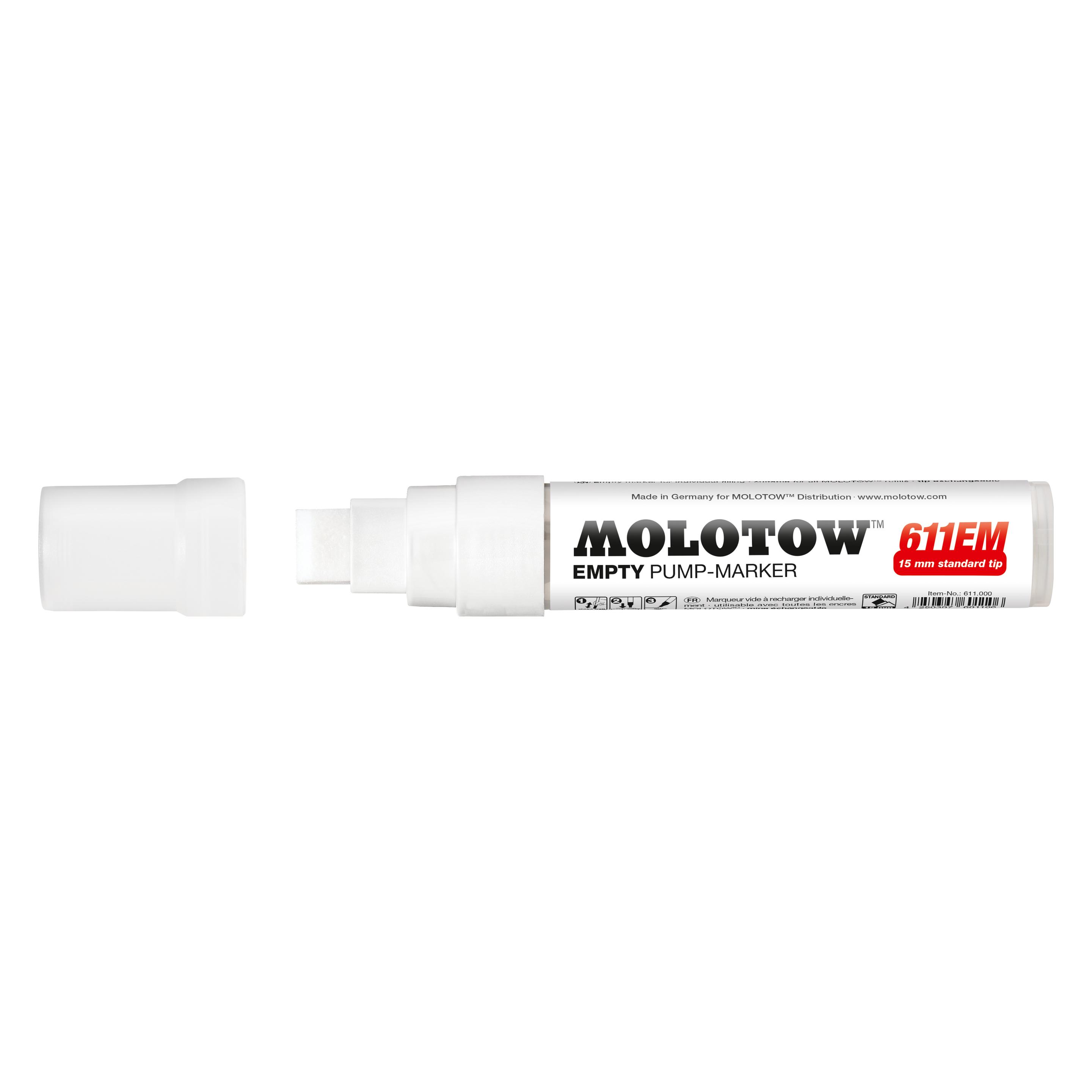Molotow Leermarker Pump Marker 611EM 15mm (1x) (MO611000)