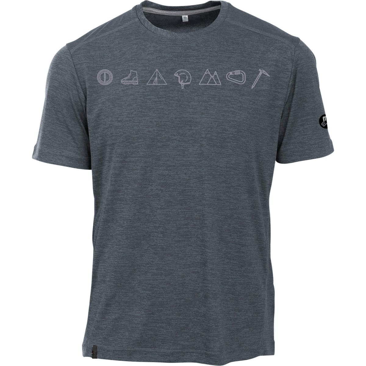 MAUL Sport Grinberg Fresh - 1/2 T-shirt mit Print dark grey (08) 70 4344400793-08-70